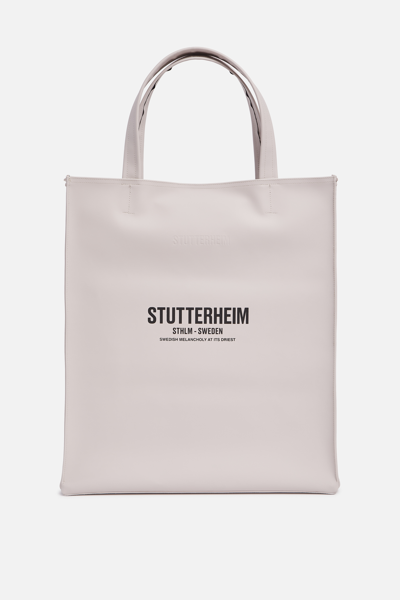 Shop Stutterheim Stylist Bag In Light Sand