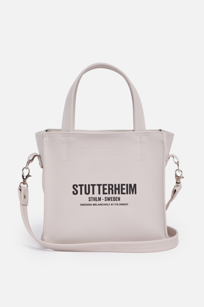 Shop Stutterheim Biblio Bag In Light Sand