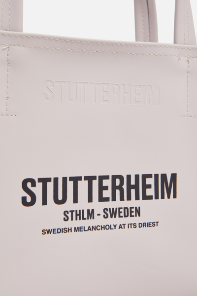 Shop Stutterheim Biblio Bag In Light Sand