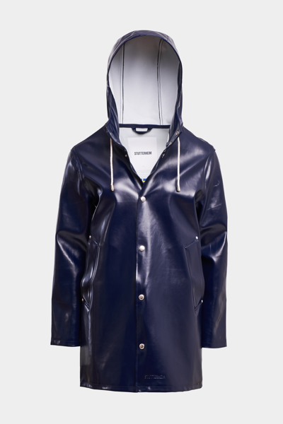 Shop Stutterheim Stockholm Opal Raincoat In Navy