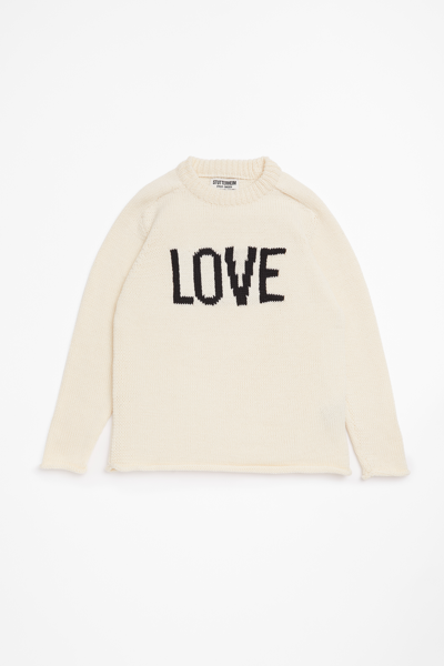 Shop Stutterheim Talk Sweater In Off White