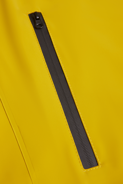 Stutterheim Hornstull Matte Long Raincoat Gold In Golden Palm