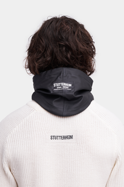 Stutterheim Rain Collar In Black