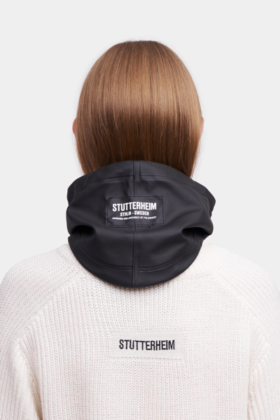 Stutterheim Rain Collar In Black