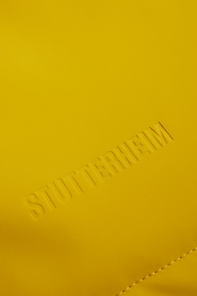 Shop Stutterheim Stockholm Winter Matte Jacket Gold In Golden Palm
