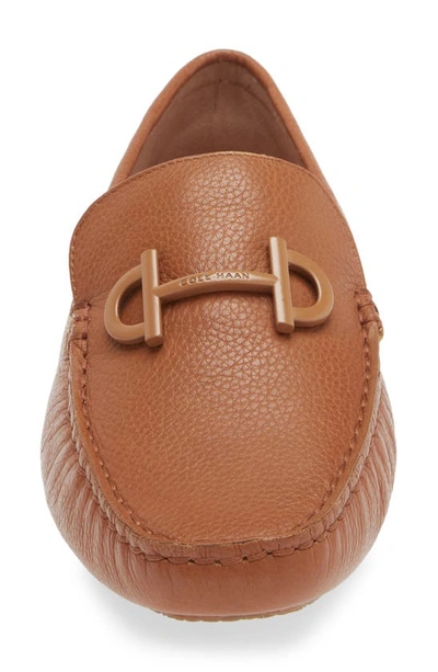 Shop Cole Haan Tully Driver Shoe In Pecan Leather