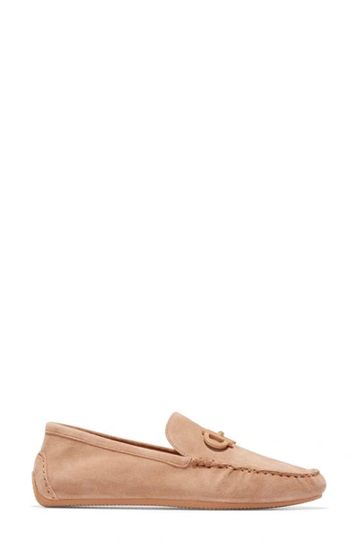 Cole Haan Tully Driver Shoe In Blush Tan Suede