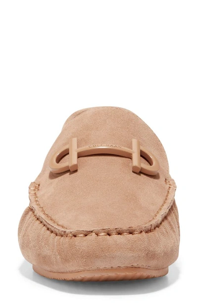 Cole Haan Tully Driver Shoe In Blush Tan Suede