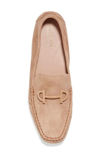 Cole Haan Tully Driver Shoe In Blush Tan Suede