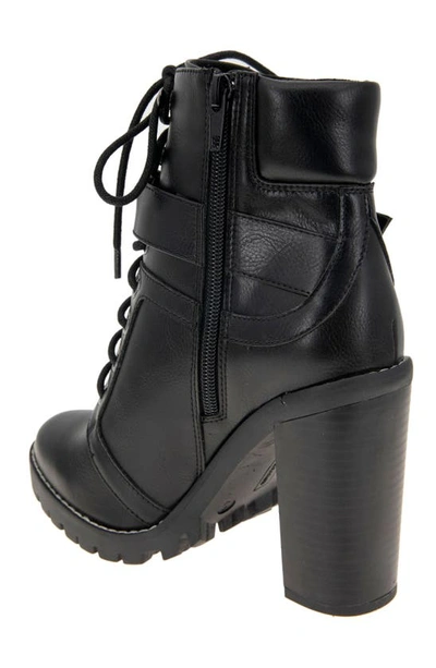 Shop Bcbgeneration Padina Lug Sole Bootie In Black