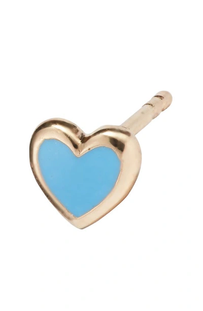 Shop Anzie Blue Heart Stud Earrings