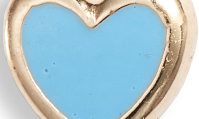 Shop Anzie Blue Heart Stud Earrings