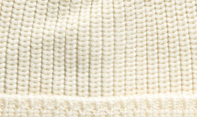 Canada Goose Arctic Disc Ribbed Toque Beanie In Cottongrass