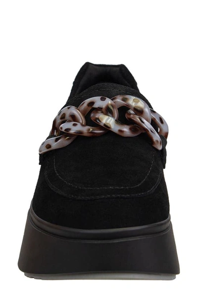 Shop Naked Feet Princeton Platform Loafer In Black