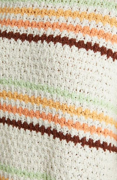 Rip Curl Holiday Tropics Stripe Sweater In Cream