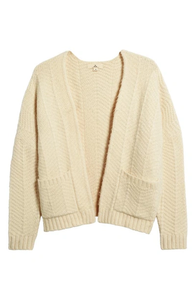 Rip Curl Tropics Open Front Cardigan In Cream