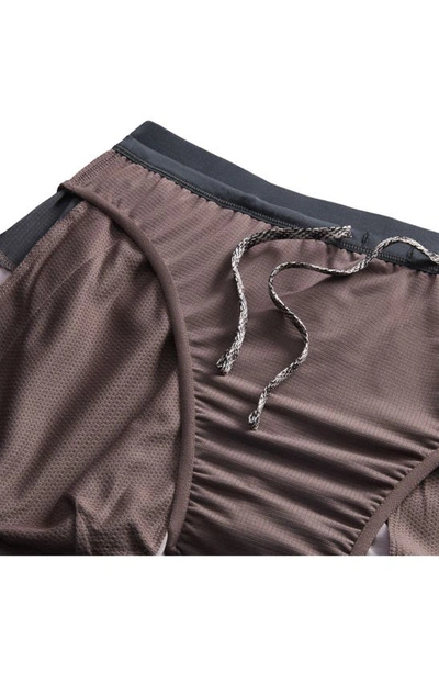 Shop Nike Dri-fit Stride Shorts In Plum/ Anthracite/ Guava Ice