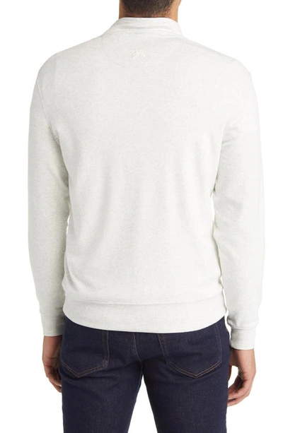 Shop The Normal Brand Puremeso Weekend Quarter Zip Top In Stone