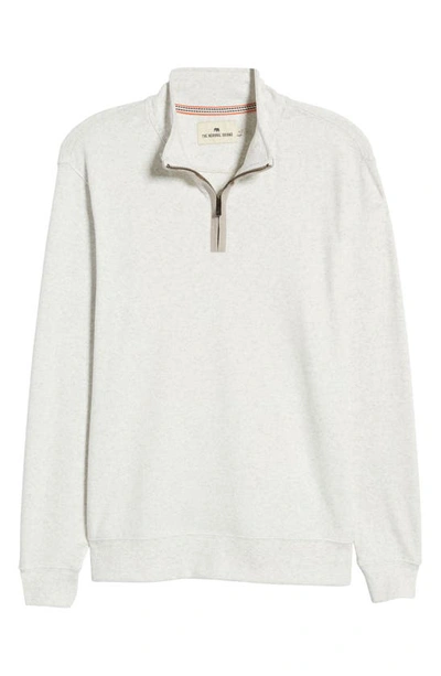 Shop The Normal Brand Puremeso Weekend Quarter Zip Top In Stone