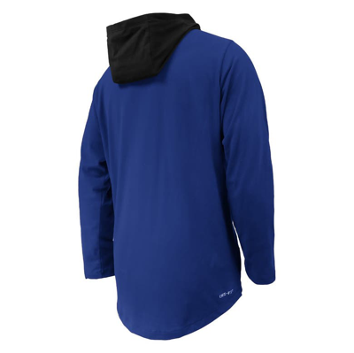 Shop Nike Youth  Royal Kentucky Wildcats Sideline Performance Long Sleeve Hoodie T-shirt