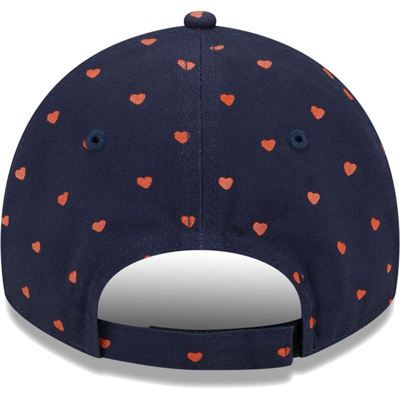 Shop New Era Girls Youth   Navy Chicago Bears Hearts 9twenty Adjustable Hat