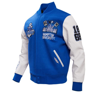 Shop Pro Standard Royal Hampton Pirates Homecoming Varsity Full-snap Jacket