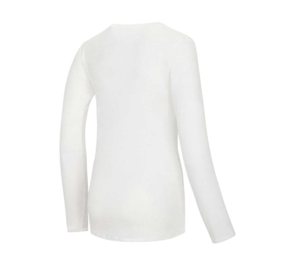 Shop Concepts Sport White/navy New York Yankees Long Sleeve V-neck T-shirt & Gauge Pants Sleep Set