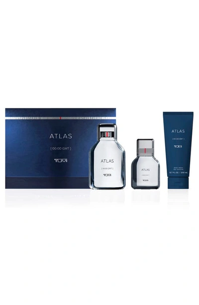 Shop Tumi Atlas 00:00 Gmt Eau De Parfum Set $230 Value