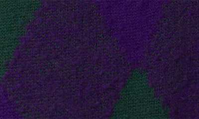 Shop Burberry Argyle Brushed Wool Cardigan In Royal Ip Pattern