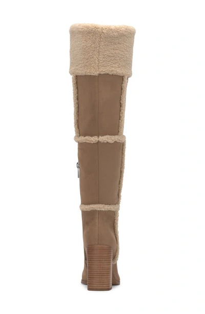 Shop Jessica Simpson Rustina Over The Knee Boot In Sandstone