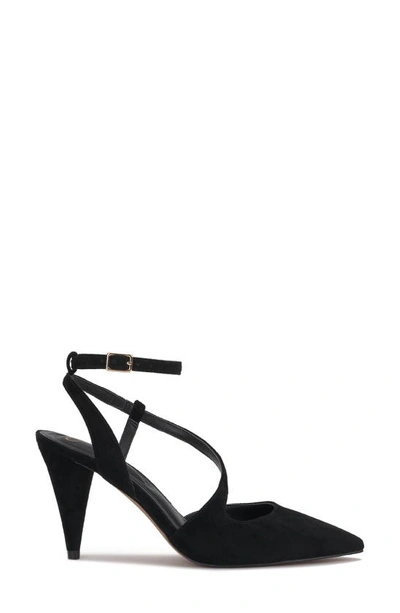 Shop Jessica Simpson Maggie Ankle Strap Pointed Toe Pump In Black