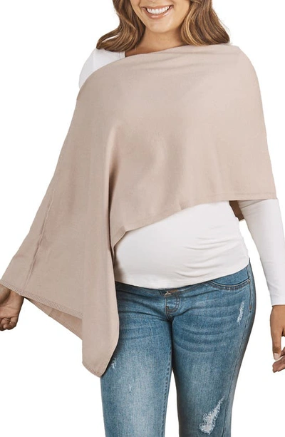 Shop Angel Maternity Luxury Moozie Maternity/nursing Wrap In Nude