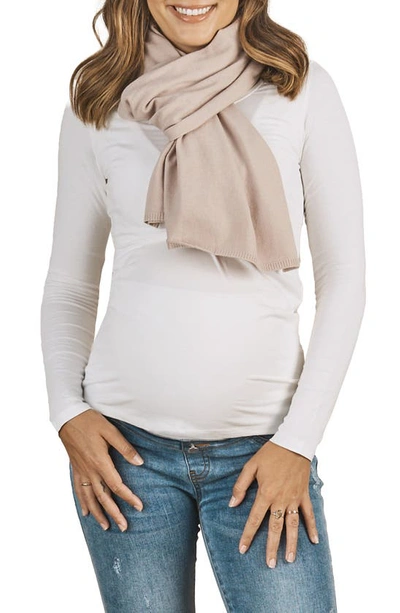 Shop Angel Maternity Luxury Moozie Maternity/nursing Wrap In Nude