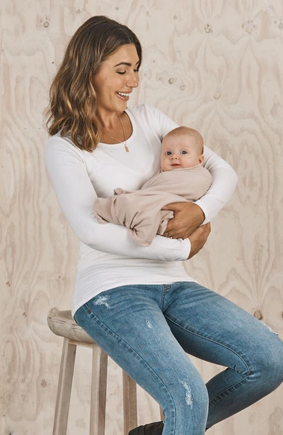 Angel Maternity Luxury Moozie Maternity/nursing Wrap In Nude