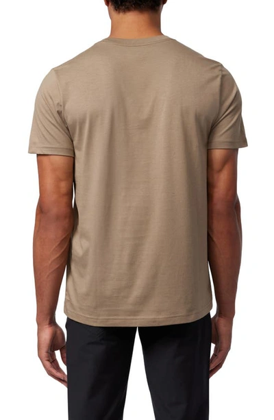 Shop Psycho Bunny Classic Crewneck T-shirt In Antique Taupe