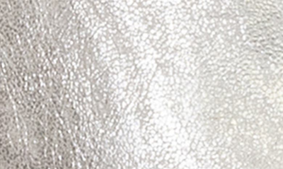 Naked Feet Coach Wedge Mule In Silver
