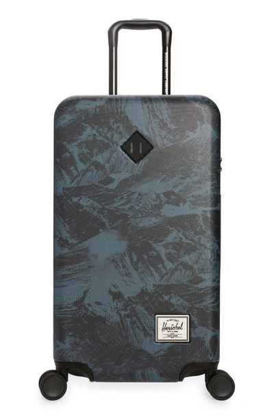 Shop Herschel Supply Co Heritage™ Hardshell Medium Luggage In Steel Blue Shale Rock