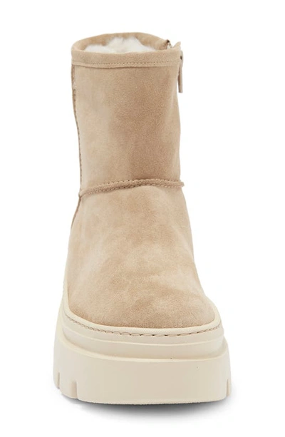 Shop Paul Green Shelly Faux Fur Lined Boot In Grain Soft Suede