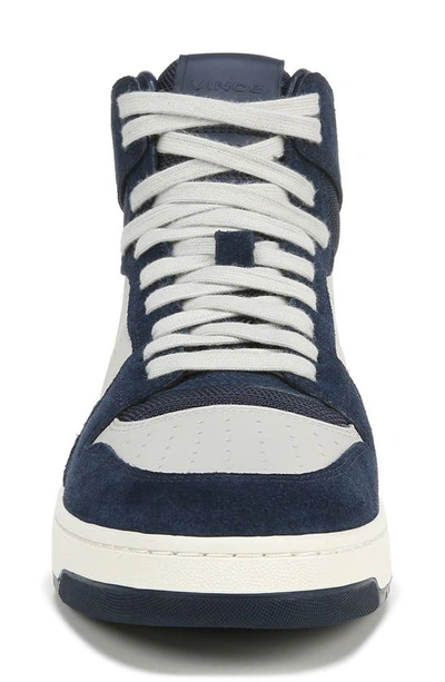 Shop Vince Mason High Top Sneaker In Spruce Blue