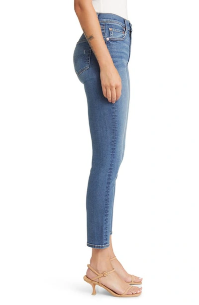 Shop Edwin Bree High Waist Ankle Straight Leg Jeans In Enigmatic