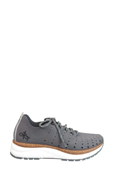 Shop Otbt Alstead Perforated Sneaker In Grey