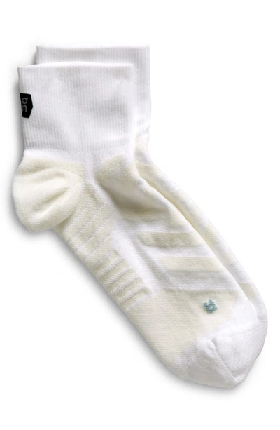Shop On Performance Quarter Crew Socks In White/ Ivory
