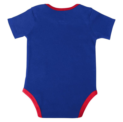 Shop Outerstuff Infant Royal/red/gray Philadelphia 76ers Bank Shot Bodysuit, Hoodie T-shirt & Shorts Set