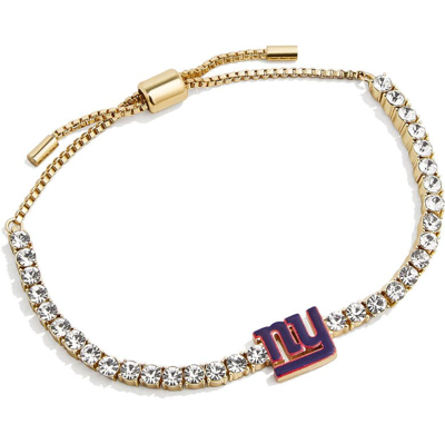 Shop Baublebar Gold New York Giants Pull-tie Tennis Bracelet