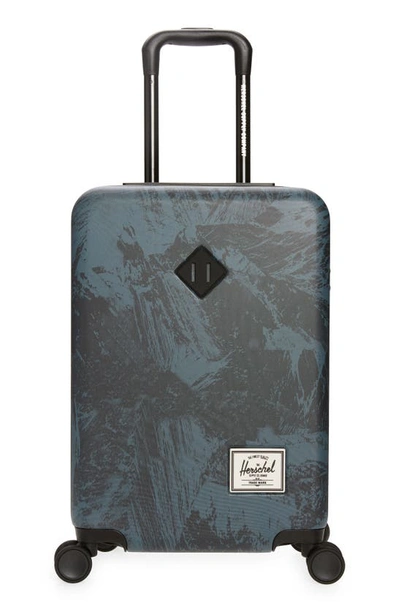 Shop Herschel Supply Co Heritage™ Hardshell Large Carry-on Luggage In Steel Blue Shale Rock