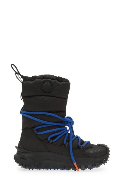 Shop Moncler Trailgrip Gore-tex® Waterproof Après Snow Boot In Black