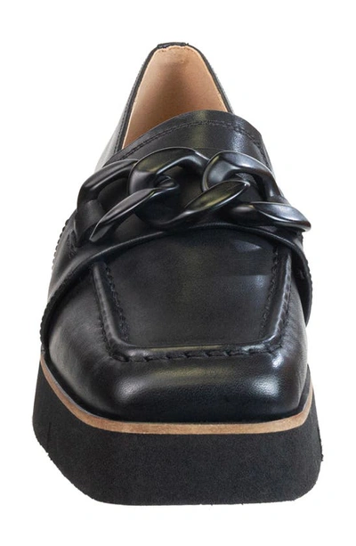 Shop Naked Feet Privy Platform Loafer In Black