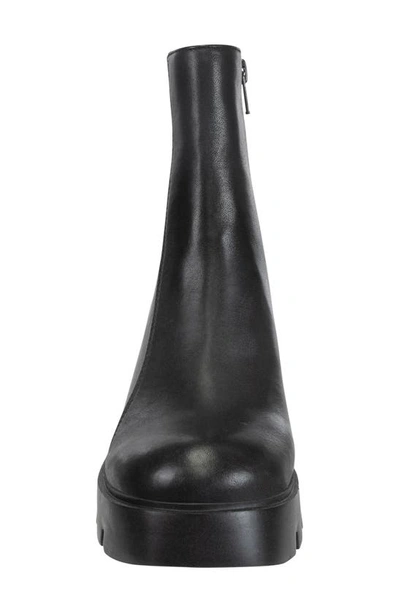 Shop Naked Feet Xenus Lug Bootie In Black Leather