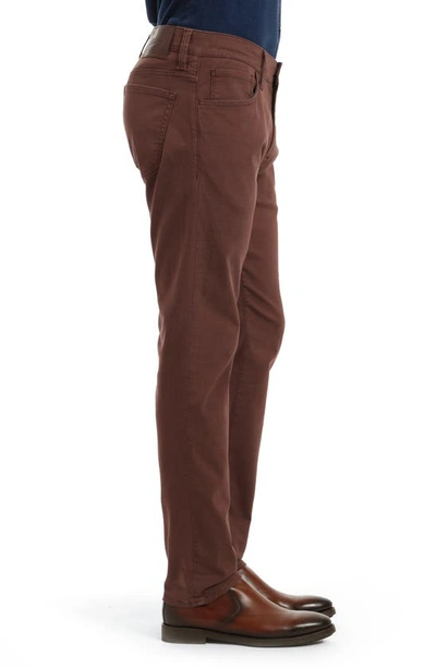 Shop 34 Heritage Courage Coolmax® Stretch Straight Leg Five Pocket Pants In Mahogany Coolmax