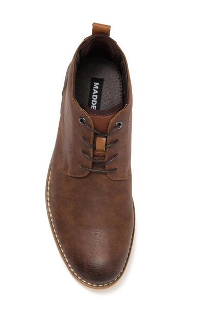Shop Madden Plain Toe Leather Chukka Boot In Cognac